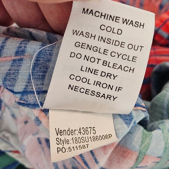 Pacsun Men's Tropical Button-up Palm Leaves Print Multicolor Shirt | XL - Picture 12 of 14